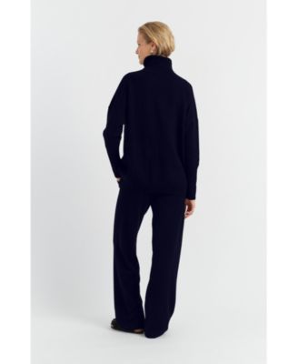 Women's Pure Cashmere Roll Neck Sweater