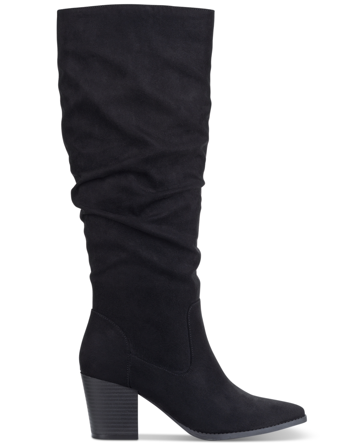 SUN + STONE WOMEN'S ELVISS SLOUCH KNEE HIGH DRESS BOOTS, CREATED FOR MACY'S 