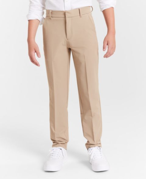 Детские Tommy Hilfiger Boys' 8-20 TH Flex Machine Washable Stretch Dress Pants