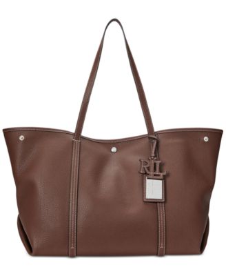 Lauren Ralph Lauren - Pebbled Leather Extra-Large Emerie Tote Bag