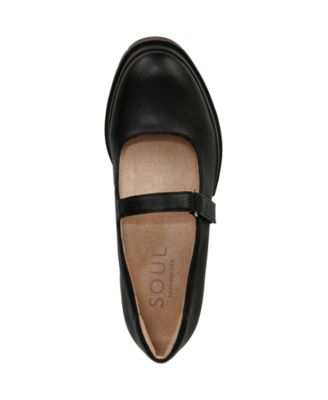 Olivet Mary Jane Lug Sole Flats