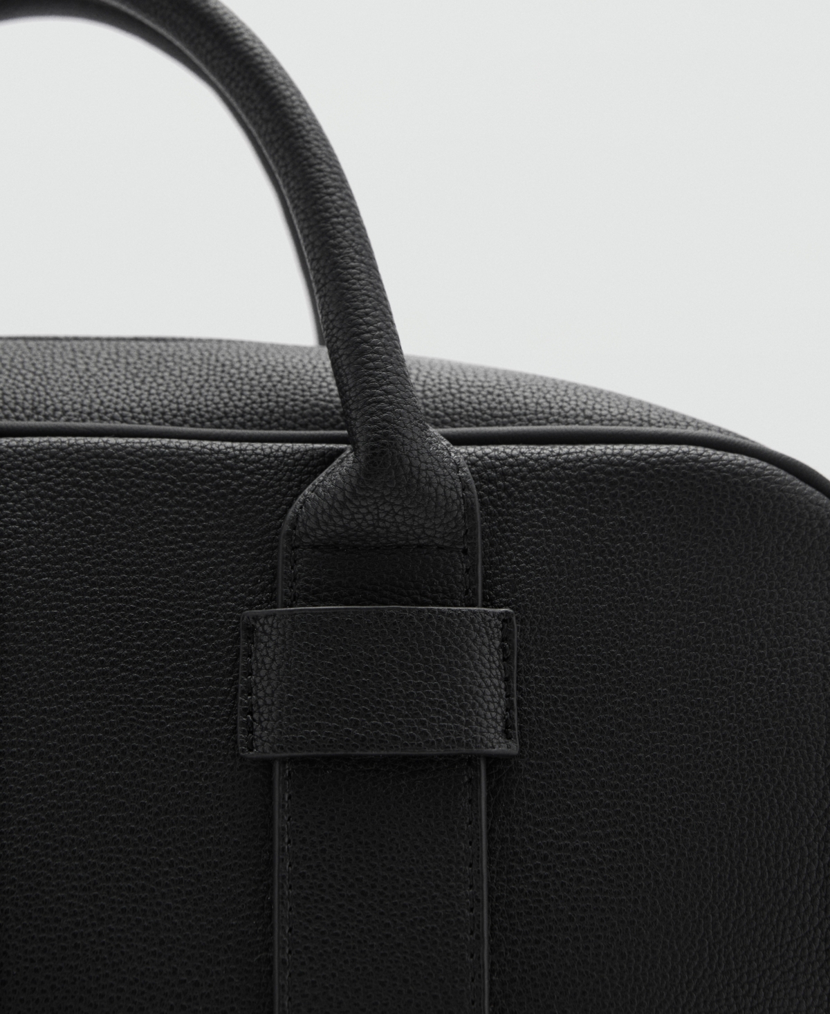 Mango Men's Leather-Effect Briefcase