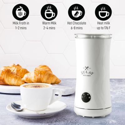 Powerful 4-in-1 Electric Milk Frother and Steamer