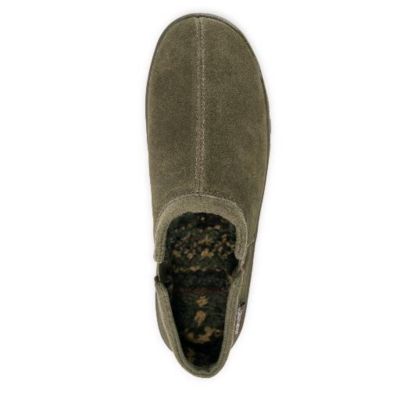 Men's Matt Printed Berber Suede Clog Slippers