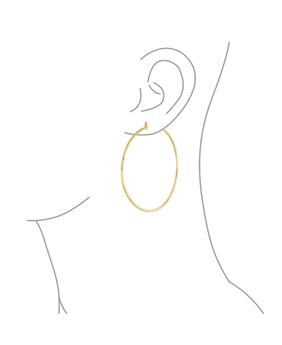 Bling Jewelry Fine Italian Rolo Link Cable Chain Necklace 14K Yellow Plated Silver 16-24 Inch