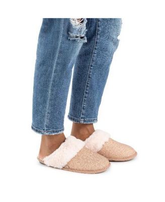 Women's Angled Sparkle Scuff Slipper