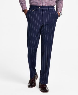 Men's Regular-Fit Pinstripe Suit Pants 