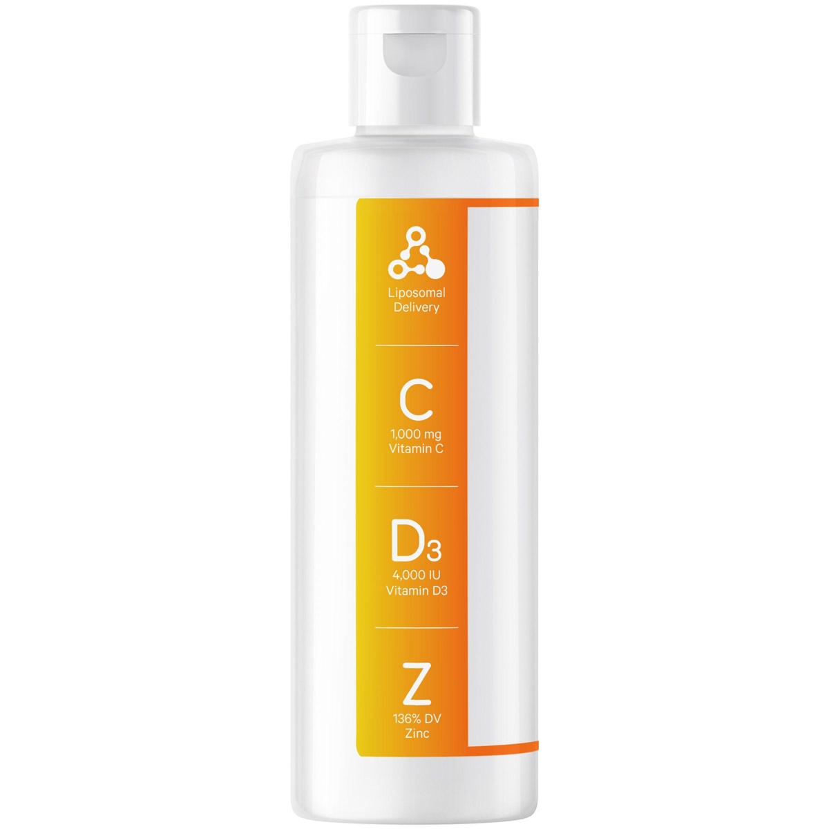 Codeage Liquid Vitamin C 1000mg, Vitamins D3, E & Zinc, Rose Hips, Quercetin, Echinacea, Liposomal Vitamin C Supplement, Non-gmo - 16 fl