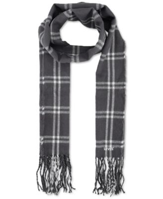Men's Logo Beanie & Windowpane Scarf Set