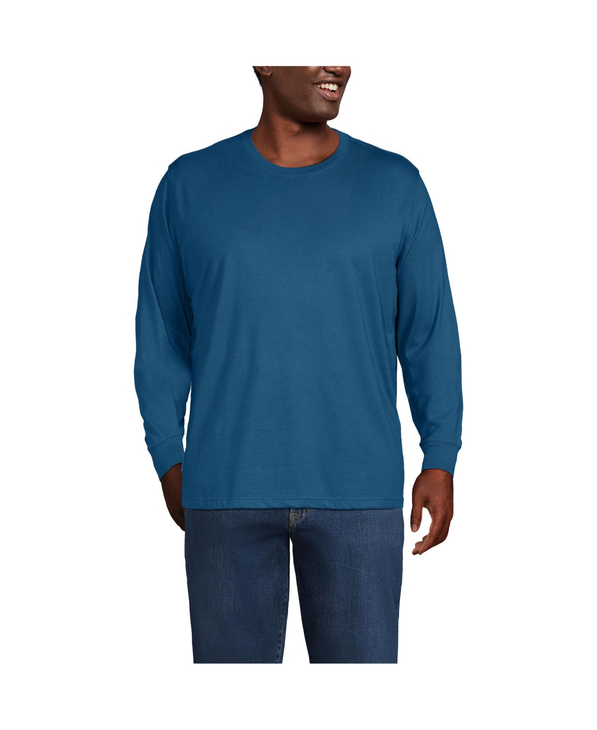 Lands' End Big & Tall Super-t Long Sleeve T-Shirt