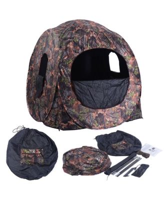 Portable Pop up Ground Camo Blind Hunting Enclosure