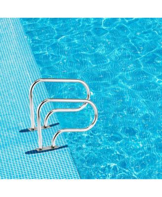 Stainless Steel Swimming Pool Hand Rail with Base Plate