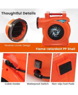 1500W 2 HP Commercial Air Blower for Giant Outdoor Inflatable Bounce House