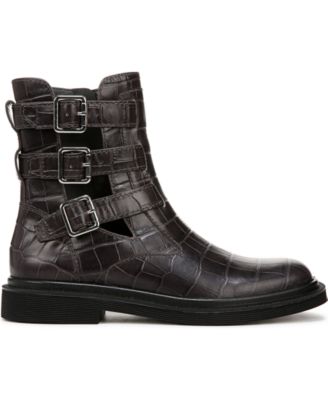 Women's Argo Square Toe Buckle Booties