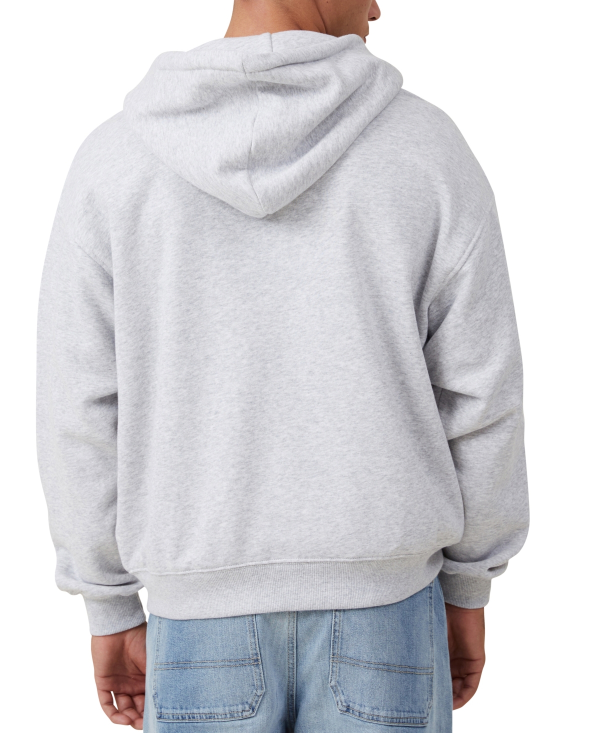 Cotton On Men's Box Fit Zip Up Hoodie