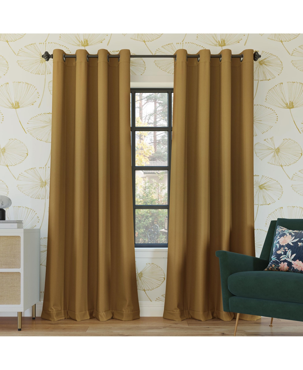 Sun Zero Oslo Theater Grade Extreme 100% Blackout Grommet Curtain Panel