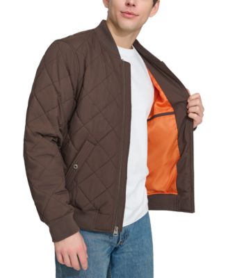 Men's Quilted Fashion Bomber Jacket