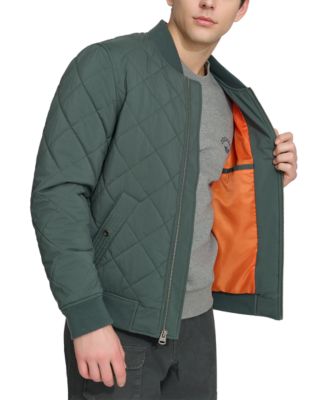 Men's Quilted Fashion Bomber Jacket
