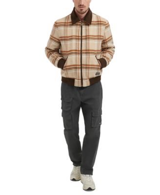 Men's Zip Corduroy-Collar Jacket