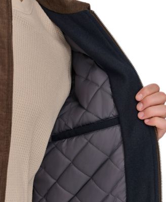 Men's Zip Corduroy-Collar Jacket