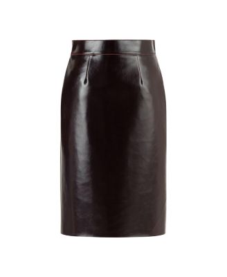 Women's Faux Leather Pencil Skirt