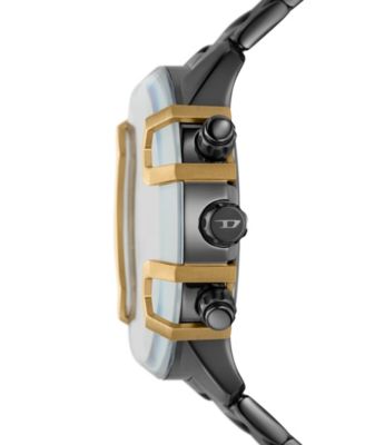 Men's Griffed Quartz Chronograph Gunmetal Stainless Steel 48mm