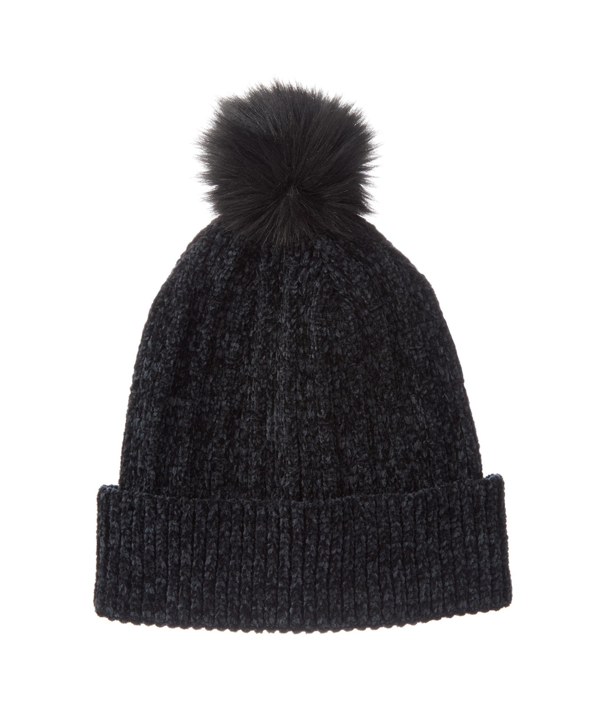 Women's Classic Chenille Beanie with Cuff Pom - Ewe