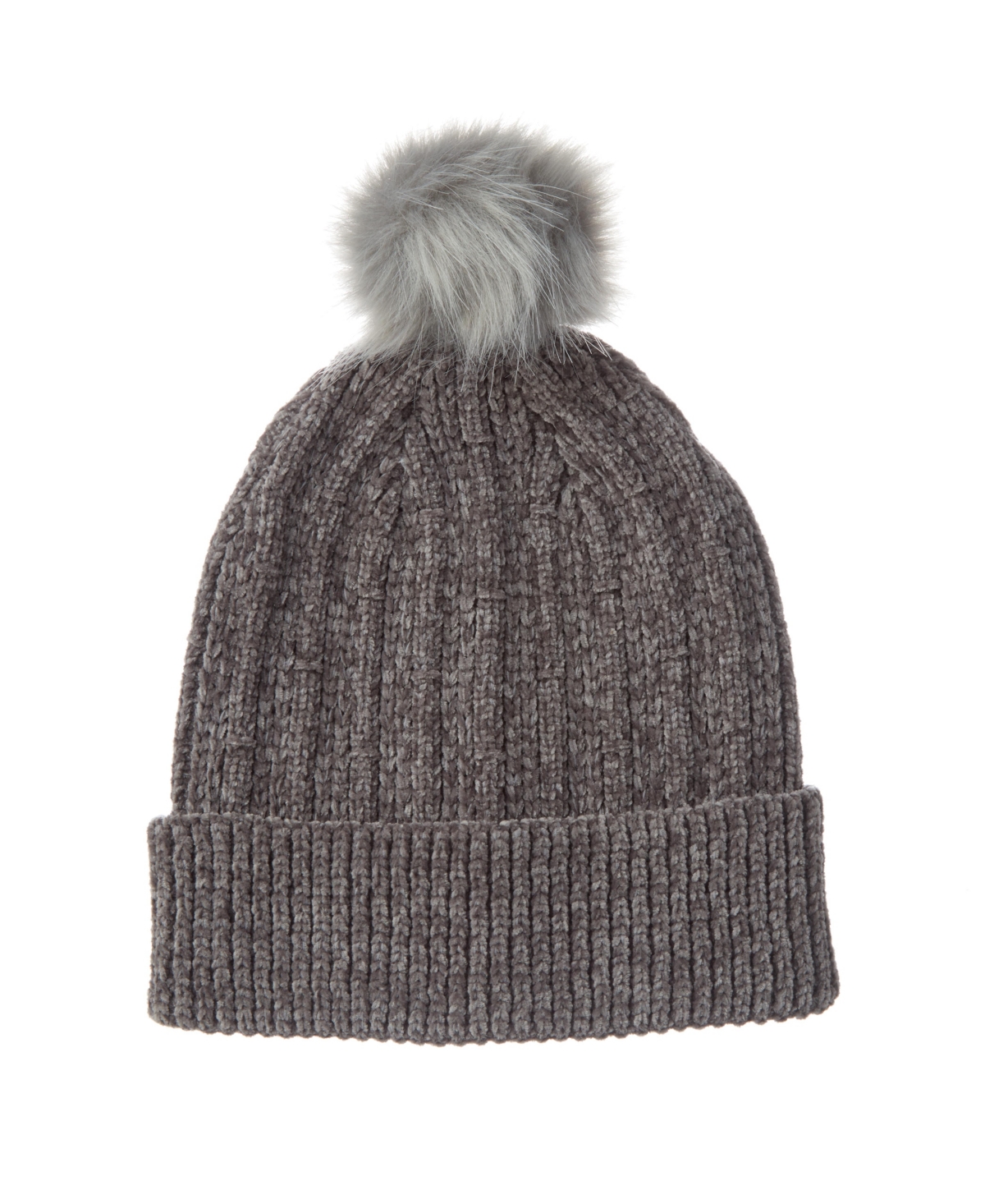 Women's Classic Chenille Beanie with Cuff Pom - Ewe