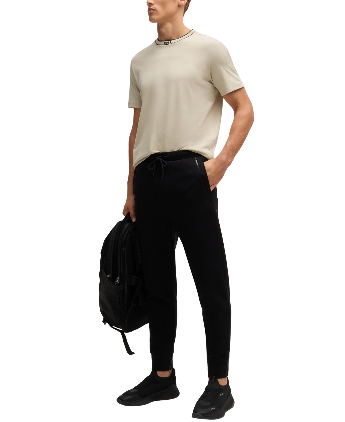 Boss by Hugo Boss Men's Logo Collar T-Shirt