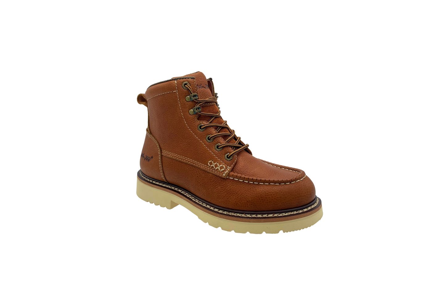 Мужские ботинки AdTec Apex 6" SR Moc-Toe w/ Composite Safety Toe, цвет: Коричневый — фото 1