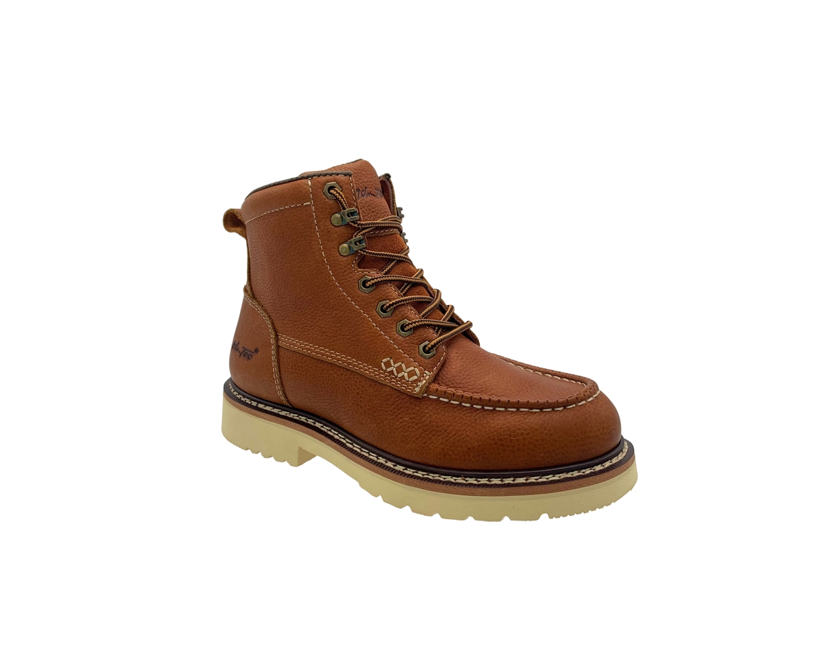 Men's Apex 6" Sr Moc-Toe w/ Composite Safety Toe - Tumble brown