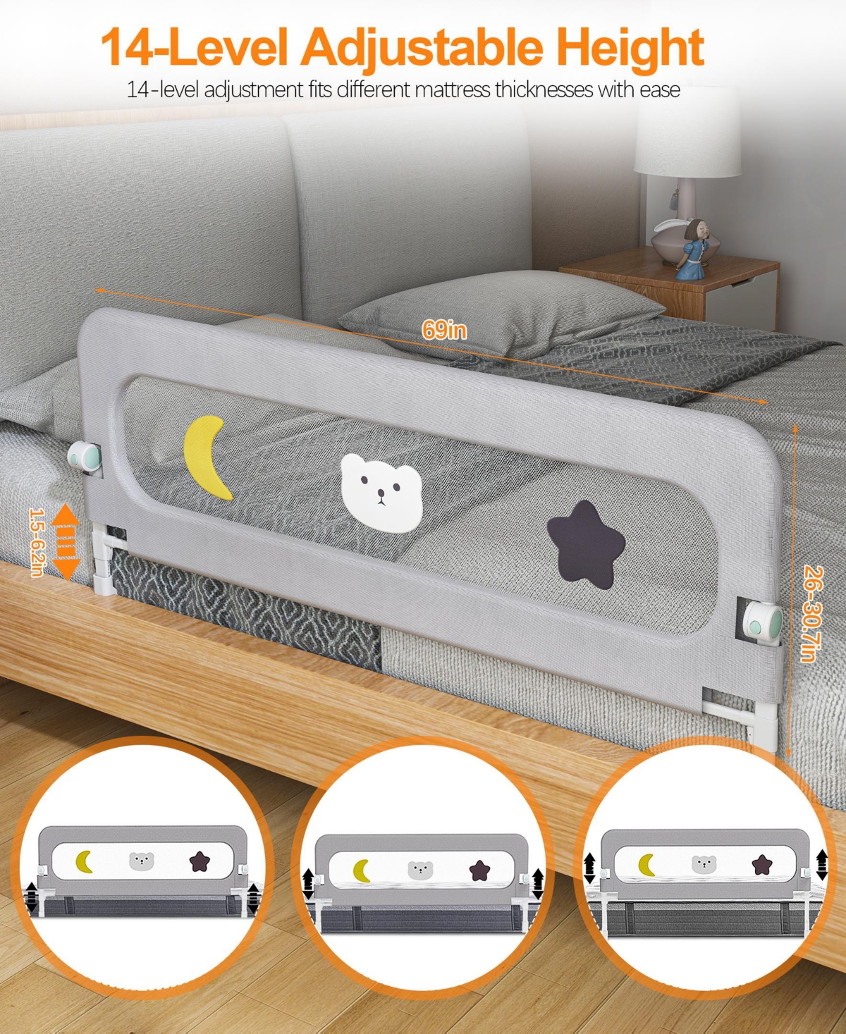 Skonyon Split Swimming Pool Ladder Stainless Steel 3-Step Ladder and 2 Handrails