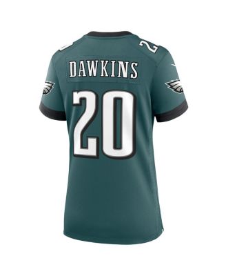 Women's Brian Dawkins Midnight Green Philadelphia Eagles Retired Player Game Jersey