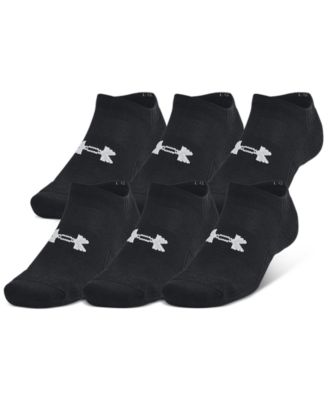 Under Armour - Men's Training Cotton 6-Pk. Moisture-Wicking No-Show Socks