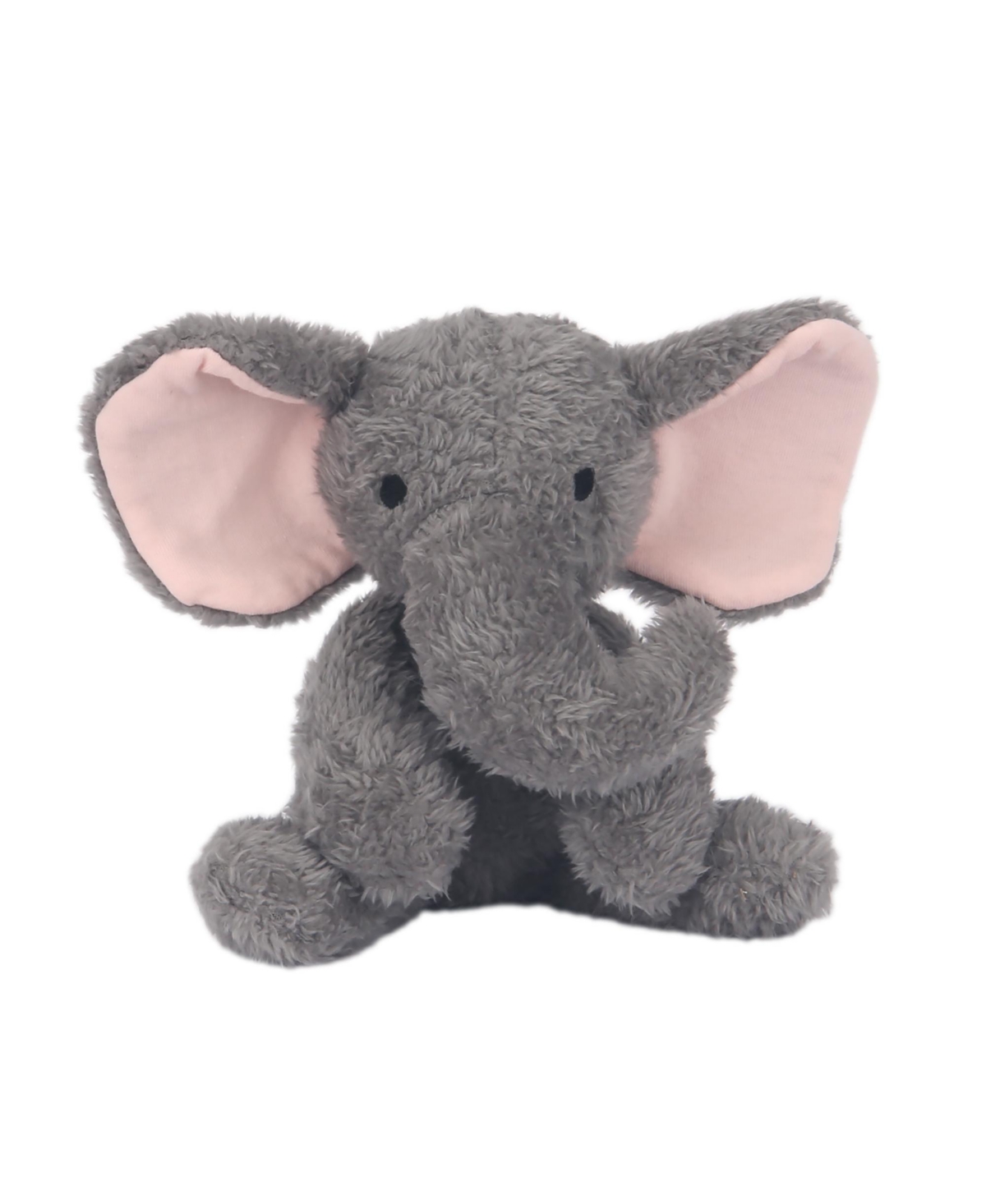 Lambs Ivy 5 PieceGray Plush Infant/Newborn Baby Gift Bag w/ Swaddle - Pink