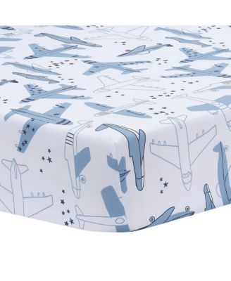 Little Aviator 3-Piece Airplane Nursery Baby Crib Bedding Set