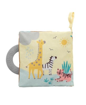 Jungle Friends Developmental Soft Book & Elephant Plush Toy Gift Set