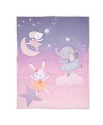 Tiny Dancer 3-Piece Ballet Baby Crib Bedding Set - Elephant