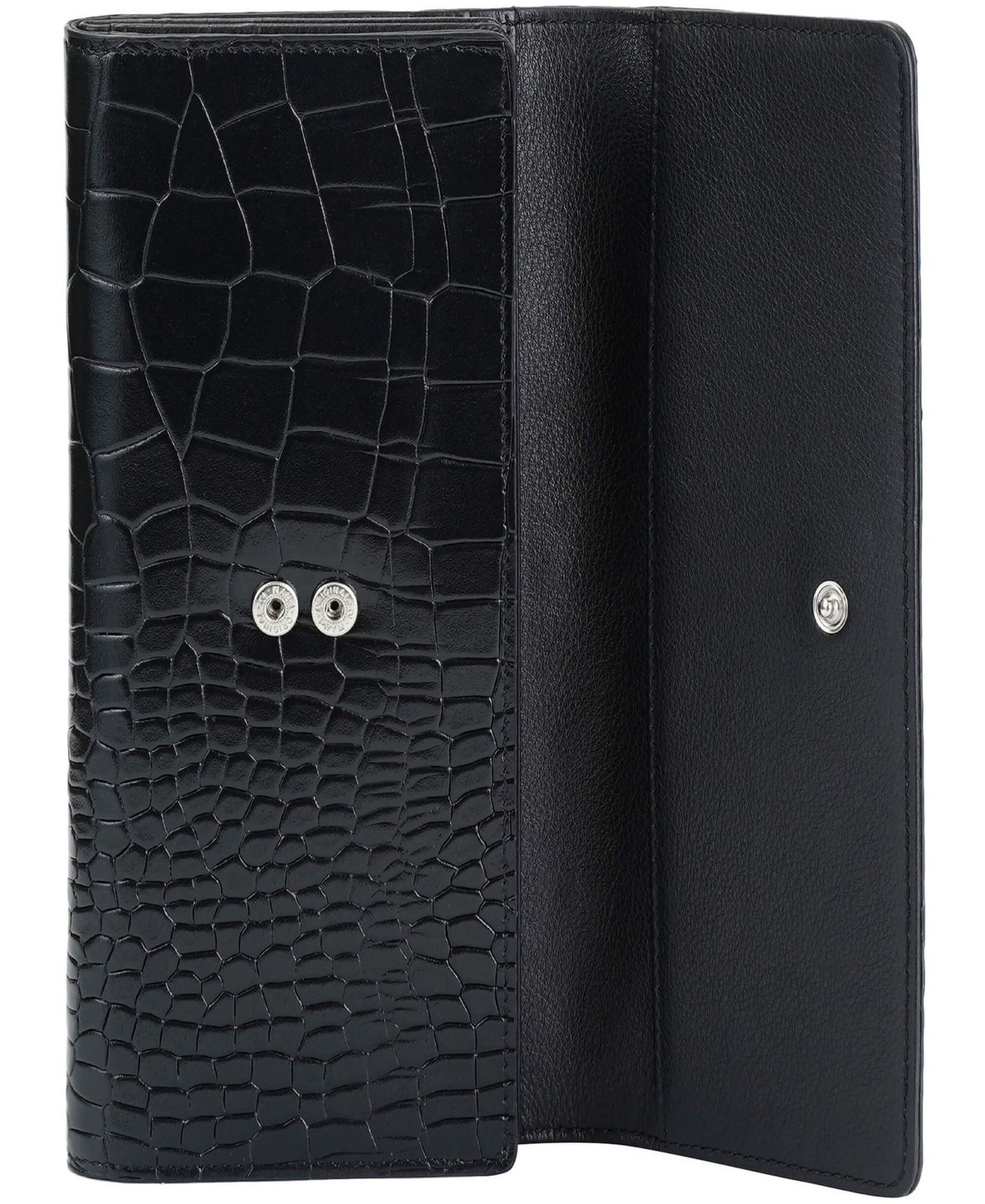 Женский кошелёк Mancini Croco2 четырёхсложный с RFID-защитой, цвет: Чёрный — фото 5