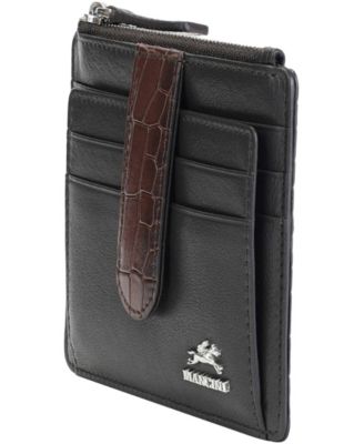 Women's Croco2 RFID Secure Card Case Wallet