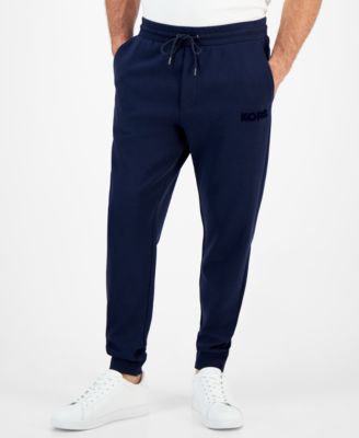 Men's Textured-Logo Jogger Pants