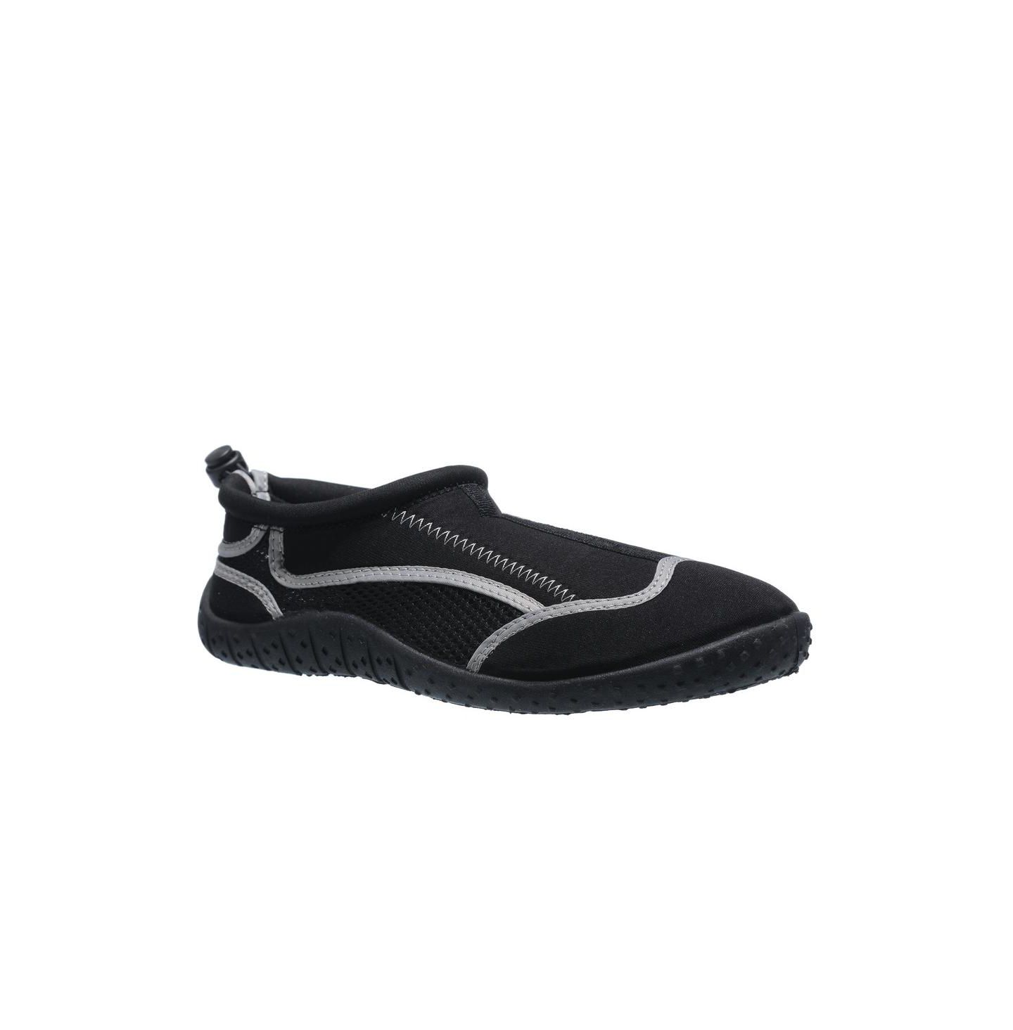 Мужские ботинки Tecs Slip On Aquasock /Grey, цвет: Чёрный / Серый — фото 1