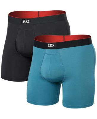 SAXX Men's Multi-Sport 2-Pk. Solid Mesh Boxer Briefs - Macy's