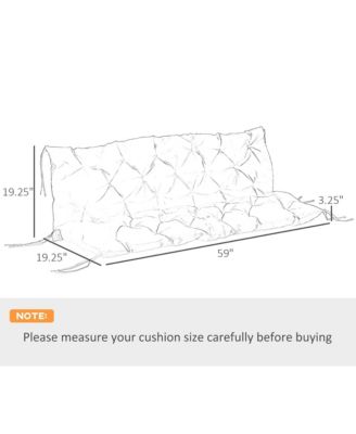 Outdoor Tufted Swing Chair Cushion