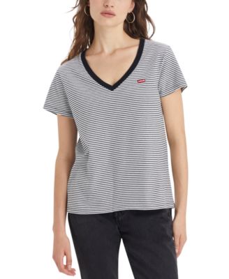 Levi's - Women's Perfect Cotton V-Neck Short-Sleeve T-Shirt