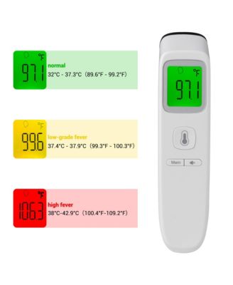 Digital Infrared Thermometer No Contact Measuring Object Body Memory Function