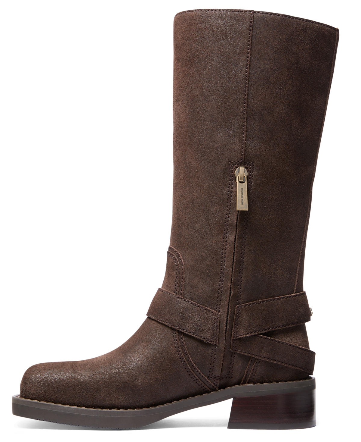 Michael Michael Kors Women's Crosby Leather Moto Boots