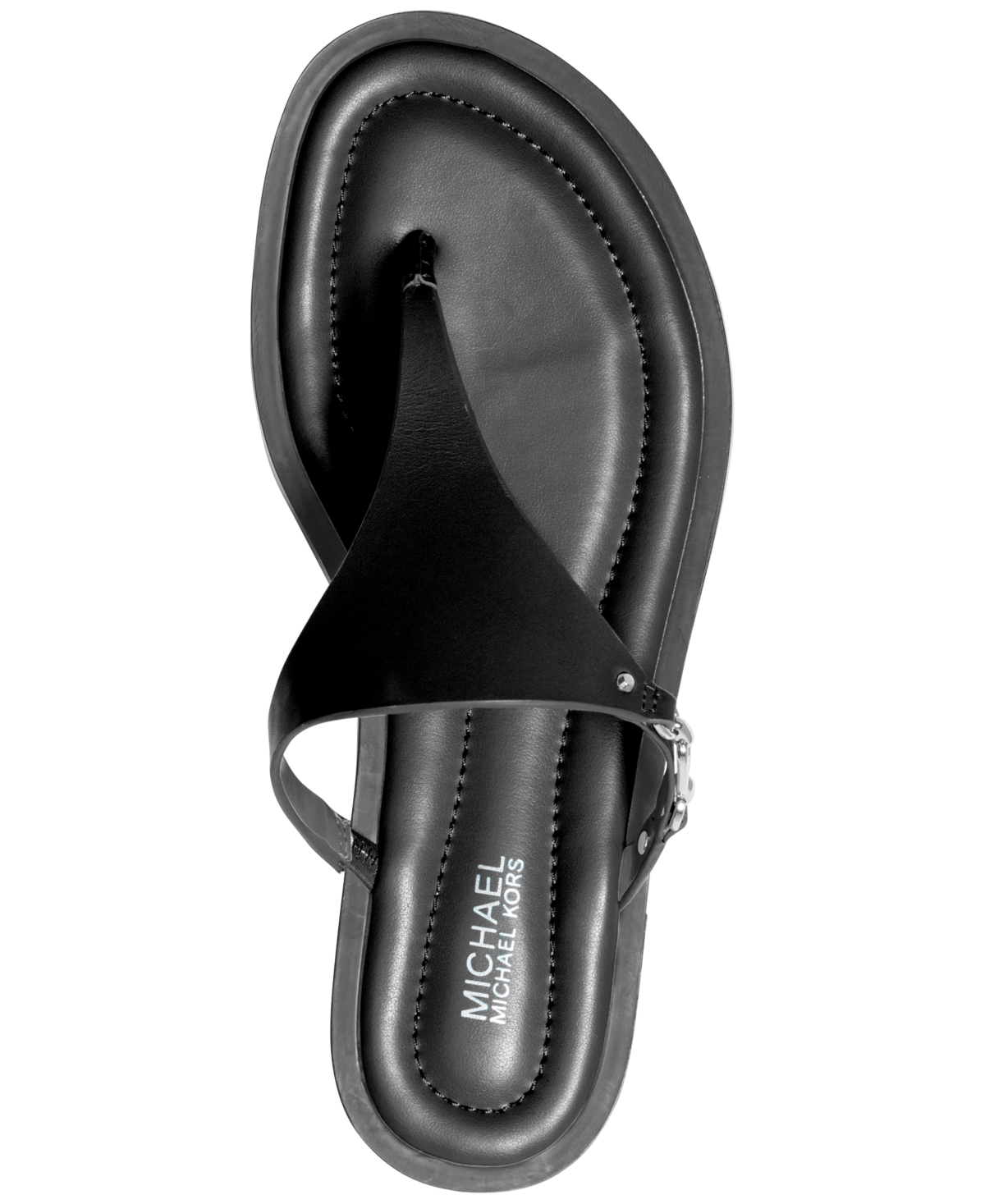 Michael Michael Kors Women's Daniella Leather Flat Thong Sandals
