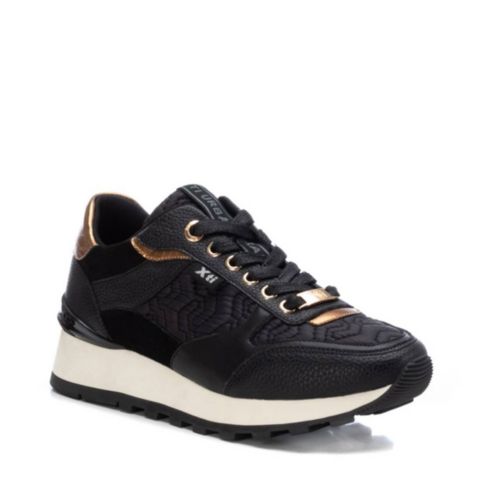 Женские кроссовки XTI Lace-Up, цвет: Чёрный