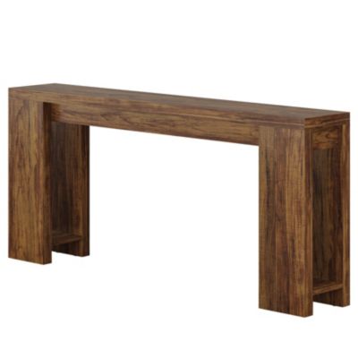 70.9-Inch Long Console Table, Farmhouse Wooden Entryway Sofa Table Behind Couch, Narrow Entry Console